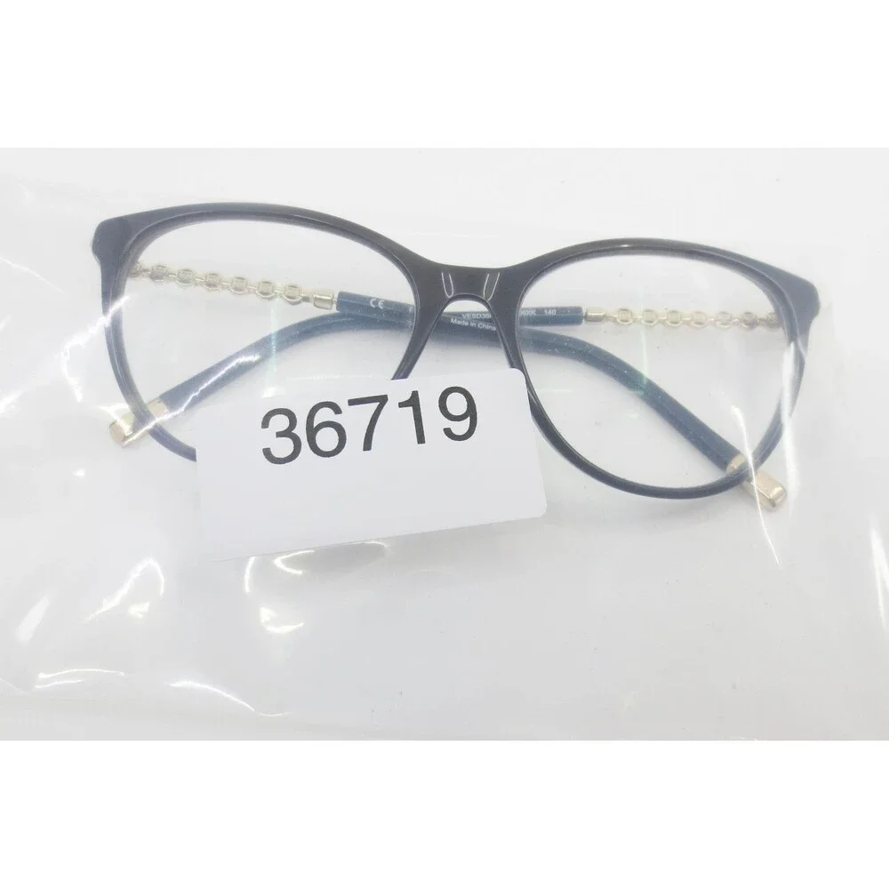 Escada VESD36K Cat Eye Eyeglasses Brown Gold Logo Frames 52-16-140 COL.06XK